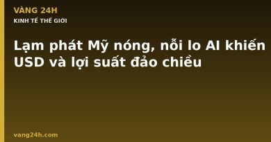 Lạm phát Mỹ nóng, nỗi lo AI khiến USD và lợi suất đảo chiều